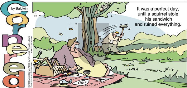 Cornered on Sunday April 1, 2001 Comic Strip