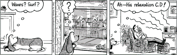 Fred Basset on Saturday April 7, 2007 Comic Strip