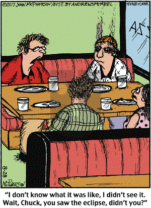 Close to Home on Monday August 28, 2017 Comic Strip