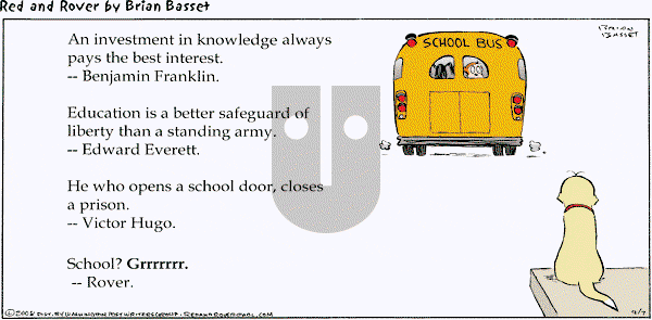 Red and Rover on Sunday October 12, 2008 Comic Strip