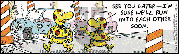 Frank and Ernest on Tuesday October 6, 2015 Comic Strip
