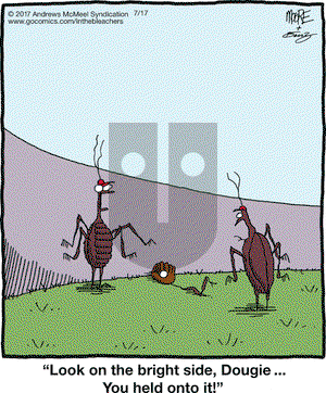 In the Bleachers on Monday July 17, 2017 Comic Strip