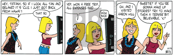 Luann on Monday August 22, 2005 Comic Strip