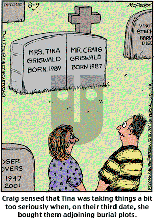 Close to Home on Tuesday August 9, 2016 Comic Strip