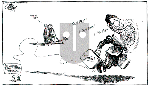 Pat Oliphant - Wednesday March 16, 1988 Comic Strip