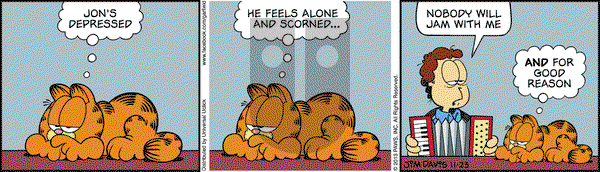 Garfield on Saturday November 23, 2013 Comic Strip