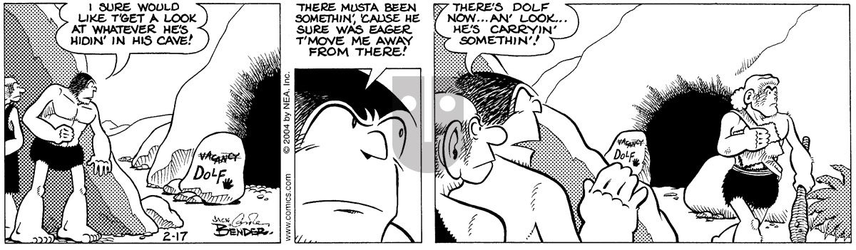 Alley Oop - Tuesday February 17, 2004 Comic Strip