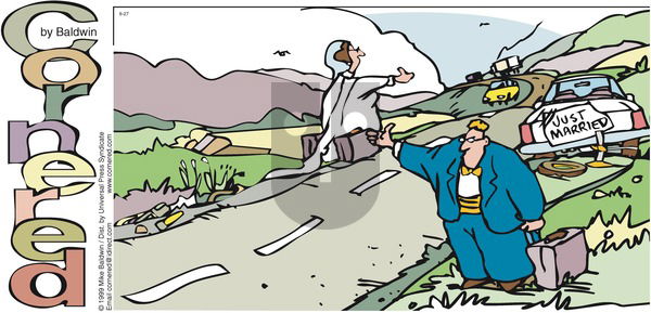 Cornered on Sunday June 27, 1999 Comic Strip