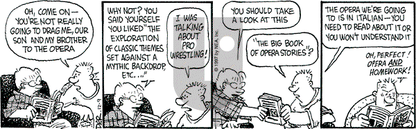 Betty on Tuesday December 9, 1997 Comic Strip
