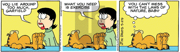 Garfield on Tuesday May 29, 2007 Comic Strip
