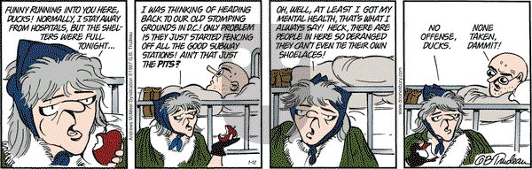 Doonesbury on Thursday January 12, 2017 Comic Strip