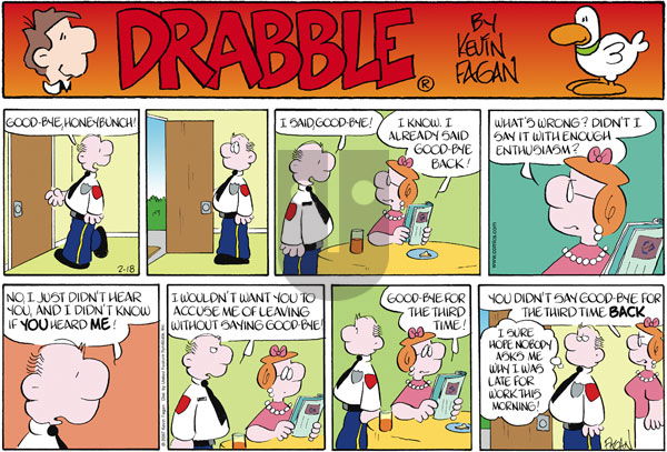 Drabble on Sunday February 18, 2007 Comic Strip