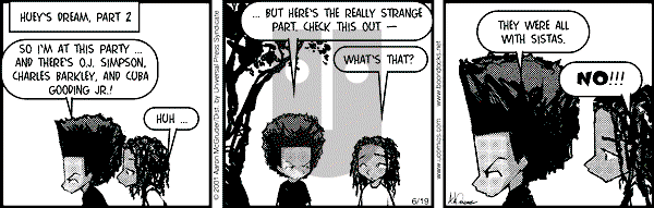 The Boondocks on Tuesday January 20, 2009 Comic Strip