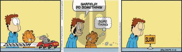 Garfield on Wednesday May 15, 2019 Comic Strip