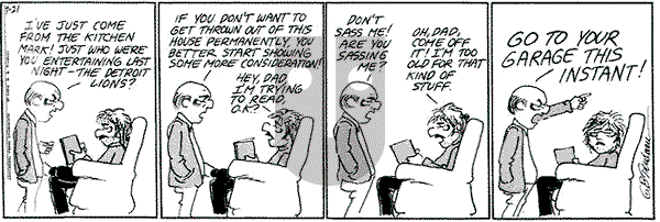 Doonesbury on Friday July 21, 1972 Comic Strip