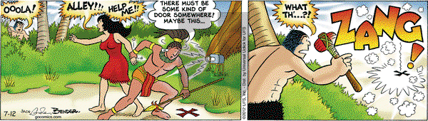 Alley Oop on Thursday July 12, 2012 Comic Strip