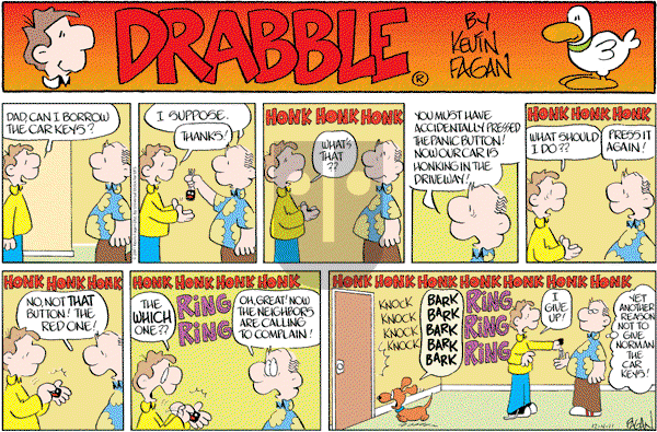 Drabble on Sunday December 4, 2011 Comic Strip
