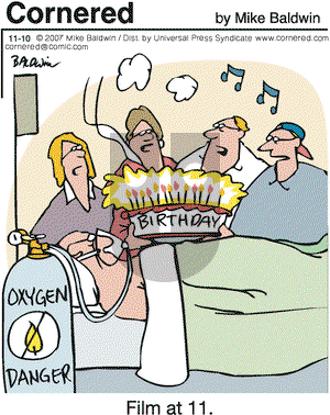 Cornered on Saturday November 10, 2007 Comic Strip
