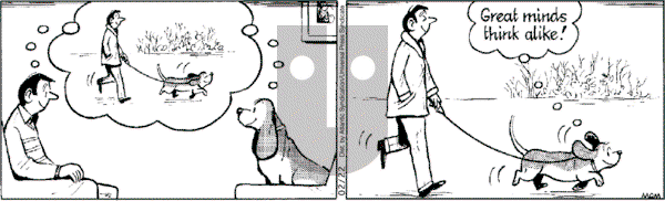 Fred Basset on Friday February 22, 2008 Comic Strip