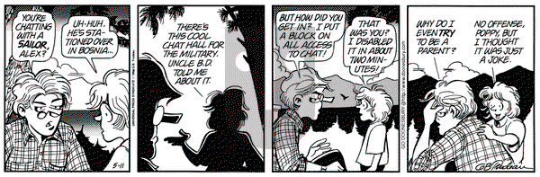 Doonesbury on Saturday May 11, 1996 Comic Strip