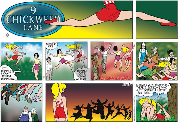 9 Chickweed Lane on Sunday April 11, 2004 Comic Strip