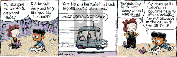 Cul de Sac on Tuesday September 30, 2014 Comic Strip