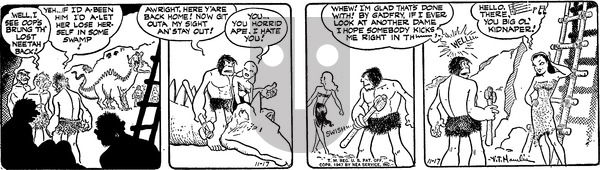 Alley Oop on Monday November 17, 1947 Comic Strip