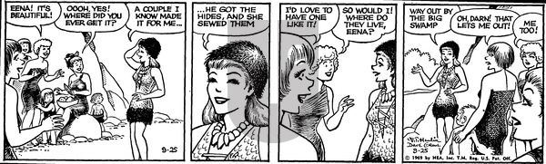 Alley Oop on Thursday September 25, 1969 Comic Strip