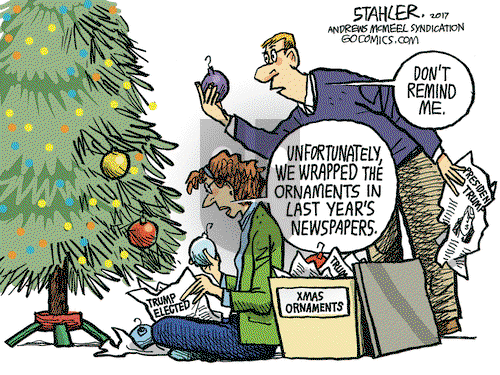 Jeff Stahler on Wednesday December 13, 2017 Comic Strip