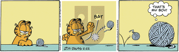 Garfield on Thursday February 22, 2007 Comic Strip