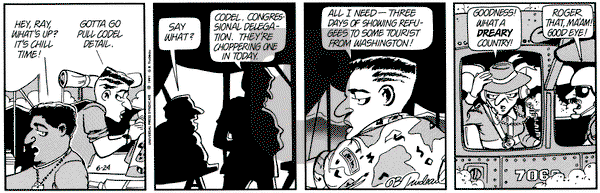 Doonesbury on Monday June 24, 1991 Comic Strip