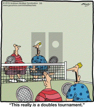 In the Bleachers on Tuesday March 5, 2019 Comic Strip