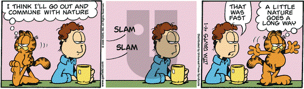 Garfield on Tuesday April 1, 2008 Comic Strip