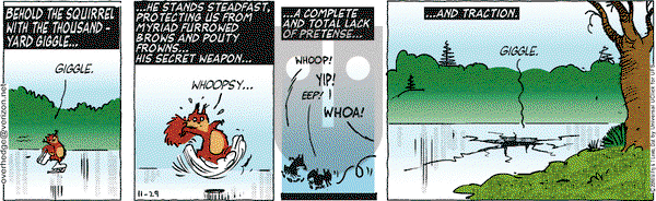 Over the Hedge on Tuesday November 29, 2016 Comic Strip