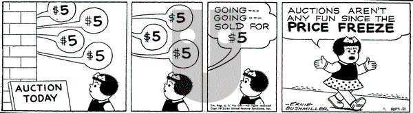Nancy on Tuesday September 21, 1971 Comic Strip
