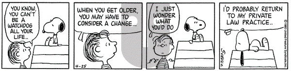 Peanuts on Thursday April 25, 1985 Comic Strip