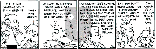 FoxTrot on Saturday December 1, 2001 Comic Strip