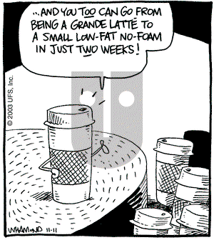 Reality Check on Tuesday November 11, 2003 Comic Strip