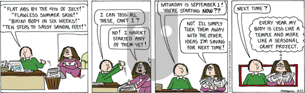 Cathy Classics on Monday August 27, 2007 Comic Strip