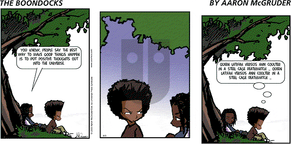 The Boondocks on Sunday March 6, 2011 Comic Strip
