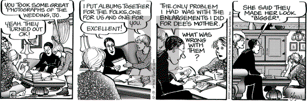 For Better or For Worse on Monday October 15, 2001 Comic Strip