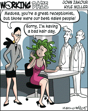 Working Daze on Friday September 17, 2004 Comic Strip