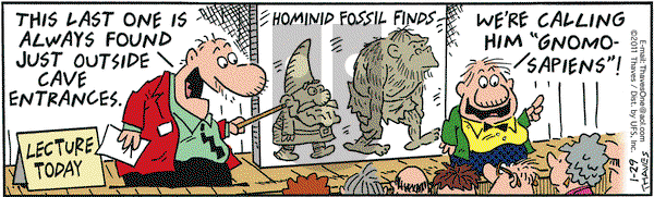 Frank and Ernest on Saturday January 29, 2011 Comic Strip