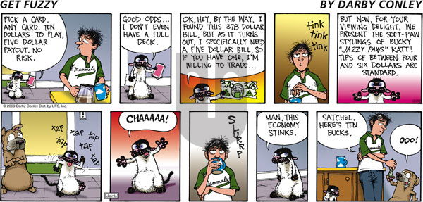 Get Fuzzy on Sunday December 20, 2009 Comic Strip