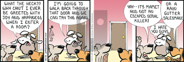 DeFlocked on Thursday October 31, 2019 Comic Strip