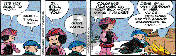 Nancy on Friday February 19, 2010 Comic Strip