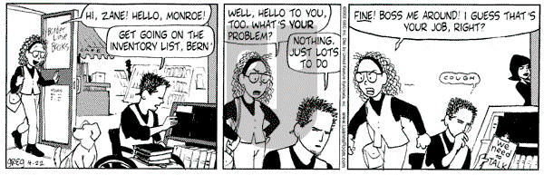 Luann on Monday April 22, 2002 Comic Strip