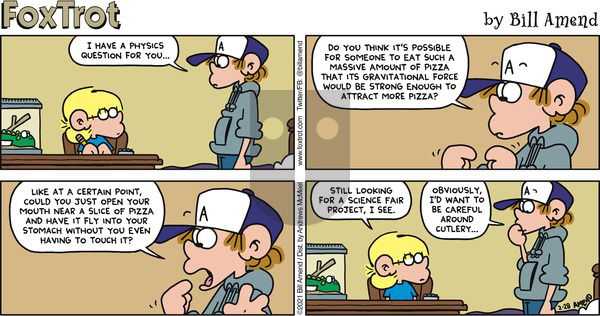 FoxTrot - Sunday February 28, 2021 Comic Strip