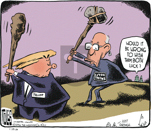 Tom Toles on Friday January 29, 2016 Comic Strip