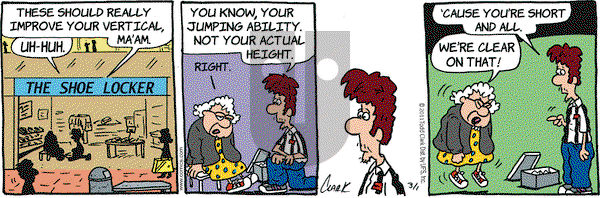 Lola on Tuesday March 1, 2011 Comic Strip